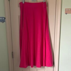 Liz Claiborne Hot Pink Maxi Skirt